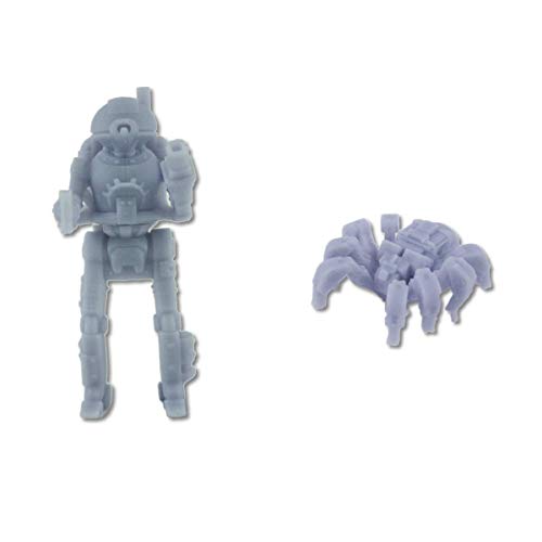Ironbuta Mechanic Droid & Spider BOT - Miniatura Scifi Alien The Ignis Quadrant 01/023