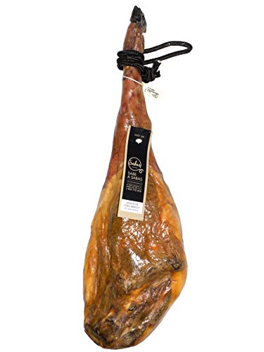 JAMÓN DE CEBO IBÉRICO 50% raza ibérica de SABAS JAMONES 8.5 kg aprox. Oferta 127€ la pieza. Servicio 24 a 48 h.