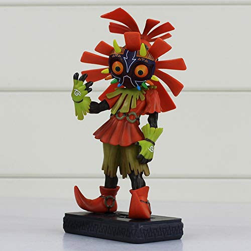 Jqchw Animado La leyenda de Zelda Majora Mask figura de juguete de Majora 3D Skull Kid coleccionable estatuilla modelo de caracteres estatua hecha a mano de PVC Modelo de la muñeca de juguete de escri