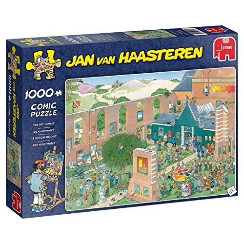 Jumbo Art Market Piece Jigsaw Puzzle Jan Van Haasteren-Mercado de Arte 1000 Piezas Rompecabezas (J20022)