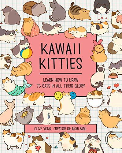Kawaii Kitties: Learn How to Draw 75 Cats in All Their Glory (Kawaii Doodle) (English Edition)