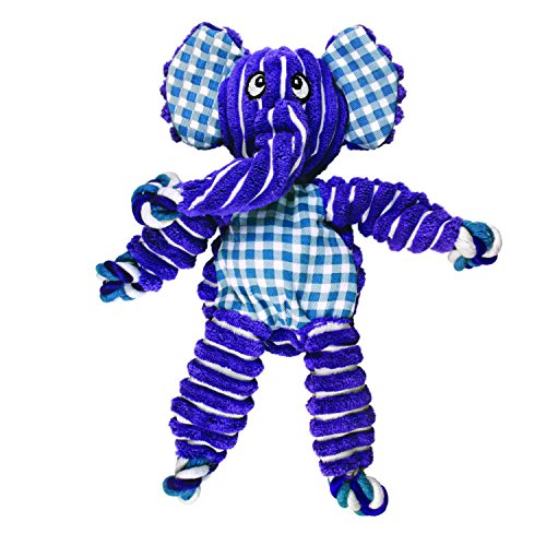 KONG - Floppy Knots Elephant - Juguete con Cuerdas internas antirrotura - para Perros Medianos/Grandes KONG - Floppy Knots Elephant - Juguete con Cuerdas internas antirrotura - para Perros Medianos/Grandes