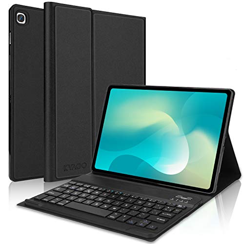 KVAGO Teclado Funda para Tablet Samsung Galaxy Tab S5e 10.5 Inch SM-T720 / T725[Diseño Español Ñ],Teclado Bluetooth Inalámbrico Magnético Desmontable para Samsung Galaxy Tab S5e, Negro