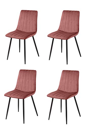 La Silla Española Denia Silla, Telas, Rosa Maquillaje, 44cm (Ancho) x 55cm (Fondo) x 88,5cm (Alto) La Silla Española Denia Silla, Telas, Rosa Maquillaje, 44cm (Ancho) x 55cm (Fondo) x 88,5cm (Alto)