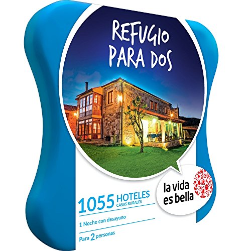 LA VIDA ES BELLA - Caja Regalo - REFUGIO PARA DOS - 1055 hoteles, casas rurales y hospederías en España, Portugal, Francia e Italia
