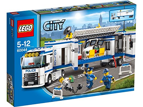LEGO City- Mobile Police Unit Unidad móvil de policía, Multicolor, 38.1 x 25.9 x 6.1 (60044)
