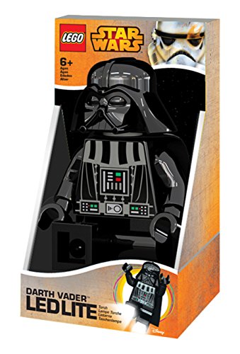 LEGO STAR WARS - Linterna Ledlite con diseño de Darth Vader, Color Negro (812748L)