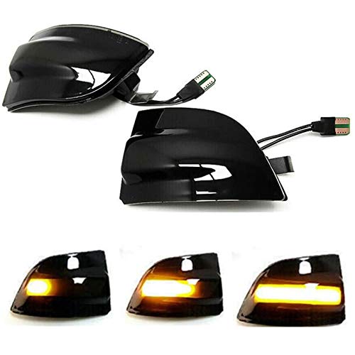 Luz de señal de giro LED dinámica, indicador de espejo retrovisor de ala lateral, luz intermitente para F-ord Focus 2 MK2 2004-2008, F-ord Focus 2 C-MAX 2003-2007, F-ord C-MAX 2007-2010 Luz de señal de giro LED dinámica, indicador de espejo retrovisor de ala lateral, luz intermitente para F-ord Focus 2 MK2 2004-2008, F-ord Focus 2 C-MAX 2003-2007, F-ord C-MAX 2007-2010