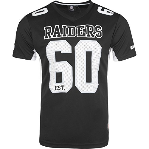 Majestic NFL OAKLAND RAIDERS Moro Mesh Jersey T-Shirt, Größe:XL