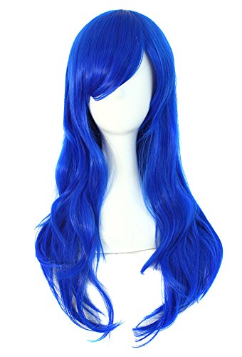 MapofBeauty 70cm/ 28 pulgada largo rizo seorita rizo anime traje Pelucas (azul) MapofBeauty 70cm/ 28 pulgada largo rizo seorita rizo anime traje Pelucas (azul)