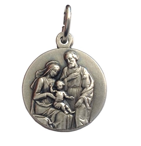 MEDALLA DE LA SAGRADA FIMILIA - Las Medallas de Los Santos Patronos - 100% Made in Italy
