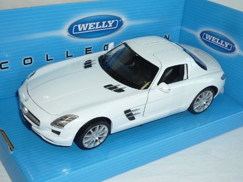 Mercedes-Benz SLS AMG Coupe white C197 1/24 Welly