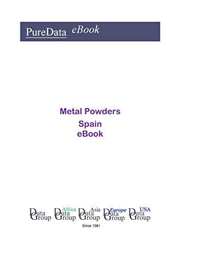 Metal Powders in Spain: Market Sales (English Edition)