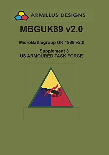 Micro-Battlegroup UK 1989 US Armoured Task Force: MBGUK89 v2.0 Supplement 3 (English Edition)
