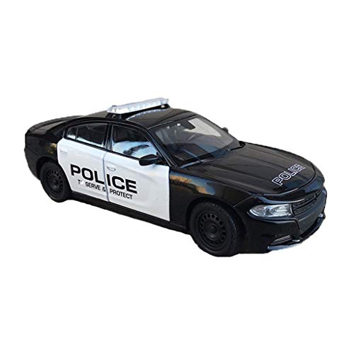 Modelo de coche 1:24 de Dodge cazador del coche policía modelo de cargador de Persecución de aleación modelo de coche exclusivo de colección modelo (color: MULTI, Tamaño: 19CM * 7.5CM * 6 cm) liuchang