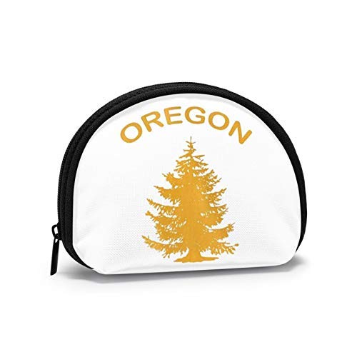 Monedero Oregon Douglas Pine Tree Shell Bolsa de almacenamiento para las mujeres bolso multifunción portátil cosméticos bolsos cartera