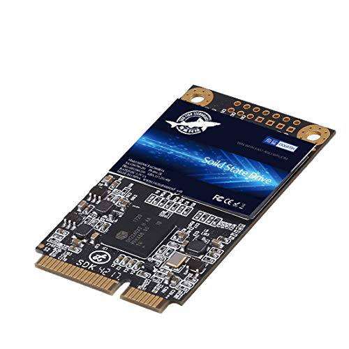 MSATA SSD 128GB Dogfish Unidad de Estado sólido Interna Unidad de Disco Duro de Alto Rendimiento para computadora portátil de Escritorio SATA II 6Gb / s SSD (128GB, MSATA)