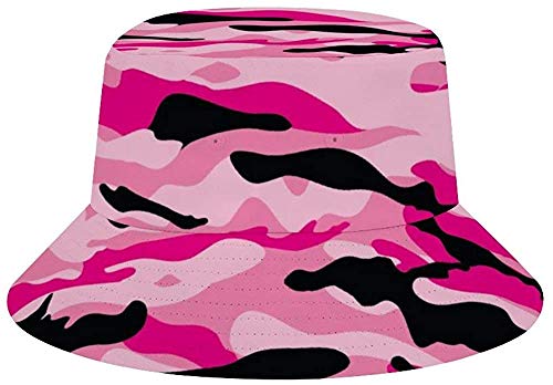 NA Sombrero unisex de algodón lavado con diseño de calaveras de azúcar mexicana, color morado, Hombre, color Camuflaje militar negro rosa camuflaje, tamaño talla única