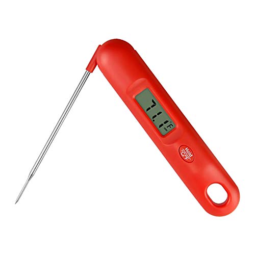 #N/a Termómetro Digital de carne barbacoa termómetro de carne para cocinar termómetro de alimentos para barbacoa de cocina - Rojo