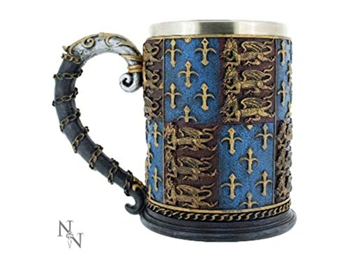 Nemesis Now Medieval Tankard - Taza (14 cm), color azul