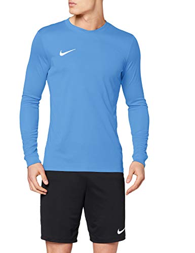 Nike LS Park Vi JSY Camiseta de Manga Larga, Hombre, Azul (University Blue/White), M Nike LS Park Vi JSY Camiseta de Manga Larga, Hombre, Azul (University Blue/White), M