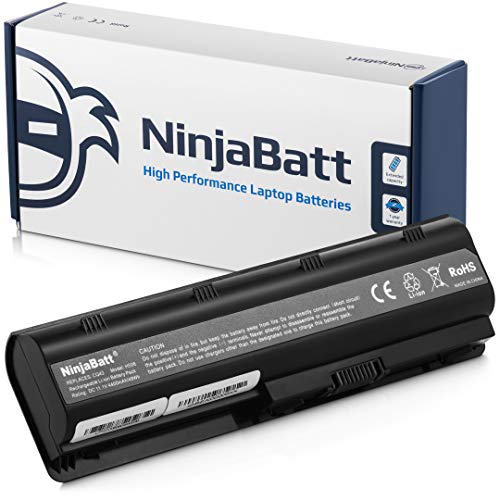 NinjaBatt Batería para HP 593553-001 MU06 593554-001 CQ42 593562-001 Pavilion G6 G62 HSTNN-Q62C HSTNN-UB0W HSTNN-LB0W HSTNN-E08C HSTNN-DB0W HSTNN-LB0Y HSTNN-E09C Presario CQ56 CQ57 - Alto Rendimiento