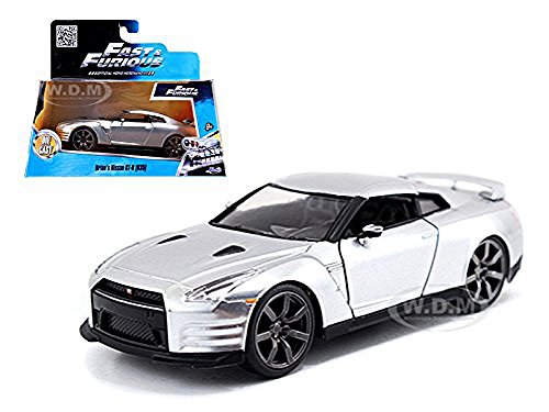 Nissan Brian's GT-R R35 Silver Fast & Furious Movie 1/32 by Jada 97383 by