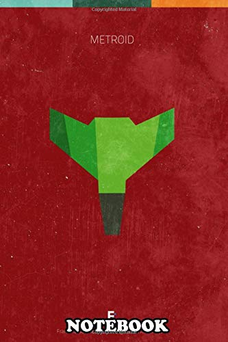 Notebook: Metroid Minimal Videogame Poster , Journal for Writing, College Ruled Size 6" x 9", 110 Pages