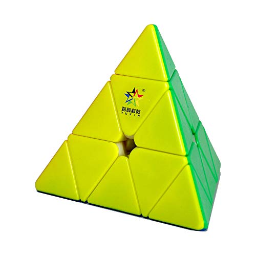 OJIN YuXin Little Magic Pyraminx 3x3 Cube Zhisheng Pyramid Triángulo de Cuatro Ejes Tetraedro Puzzle Cube Smooth Cube Twsit Puzzle Brain Teasers Cube (Sin Etiqueta)