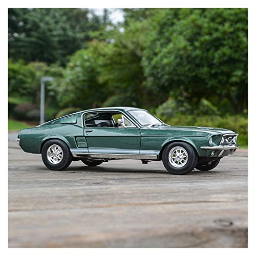 OutdoorKing Modelo Coche Aleación 1:18 1967 para Mustang para GTA para Fastback Deportes Sports Simulación Estática Die Vehicles Modelo De Colección Juguetes De Automóviles Coche Juguete para Niños