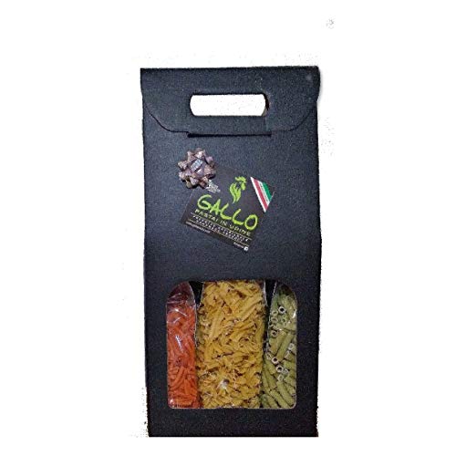 Pack 3 pasta legumbres - caja regalo - 250gr c / u