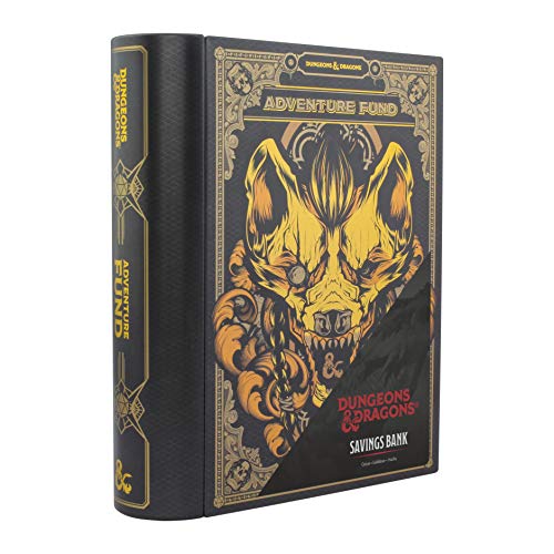 Paladone- Dungeons & Dragons - Hucha de Metal en Forma de Libro (PP6636DD)