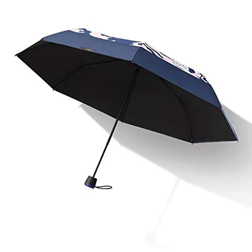 Paraguas domésticos Protección Solar Paraguas UV Zapatillas Ultra Ligeras Paraguas Plegables Hay Dos Colores de Ojos Disponibles LJJOZ (Color : B)