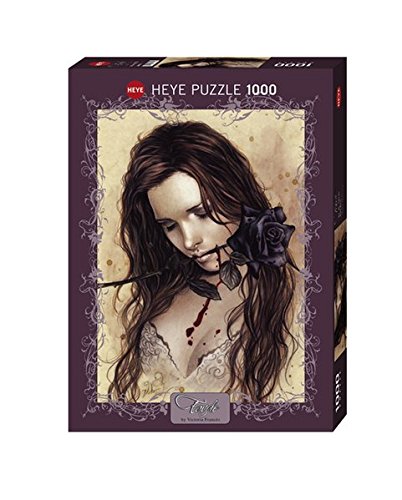 Paul Lamond Heye 29430 Victoria Francés - Puzzle (1000 Piezas), diseño de Chica con Rosa Negra