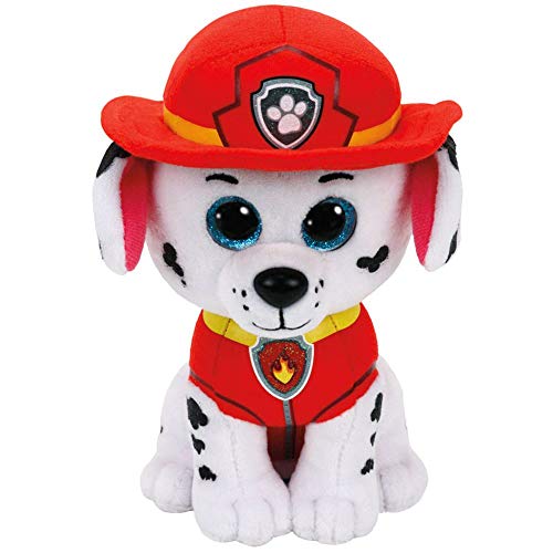 PAW PATROL Selección Figuras de Peluche con Ojos Brillantes | 24 cm | Patrulla Canina, Figura:Marshall PAW PATROL Selección Figuras de Peluche con Ojos Brillantes | 24 cm | Patrulla Canina, Figura:Marshall