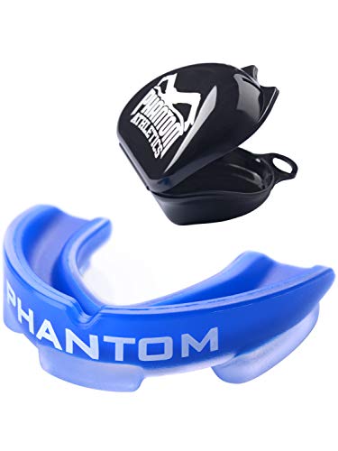 Phantom Athletics Protector bucal deportivo para deportes de lucha, boxeo, adultos, color azul