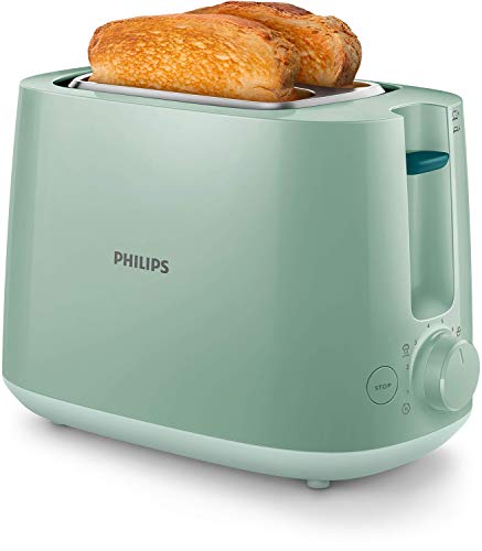 Philips 1 Tostadora Hd2581/60, 800 W, Verde Philips 1 Tostadora Hd2581/60, 800 W, Verde