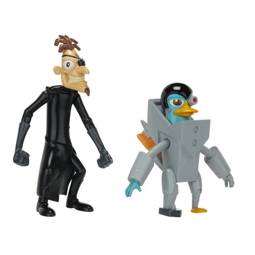 Phineas and Ferb Figure Pack Assortment 5 - DCOM Platyborg And Dr. Doof (With Launching Fist)
