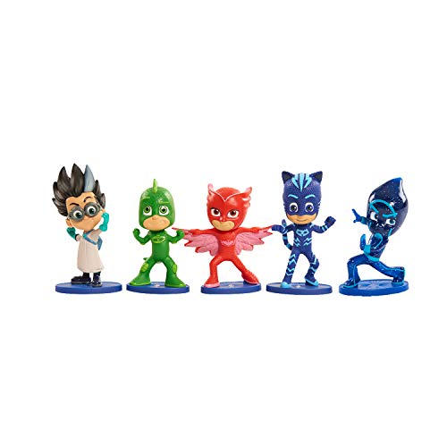 PJ Masks - Pack de 5 figuras (Bandai 24580), surtido: modelos aleatorios PJ Masks - Pack de 5 figuras (Bandai 24580), surtido: modelos aleatorios