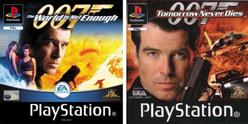 Playstation 1 - 2 Spiele - 007 Tomorrow Never Dies & The World Is Not Enough