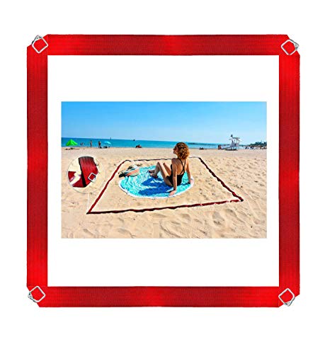 PONSA. Pack de 2 Juegos completos de Cintas delimitadoras Playa Rojo. 041889040813