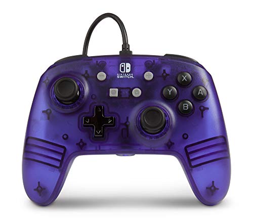 PowerA - Mando con cable, Púrpura frío (Nintendo Switch)