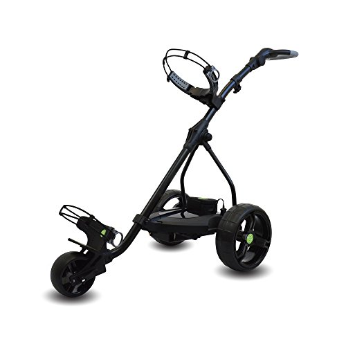 Powerbug P6 Pro Tour - Carro de golf eléctrico con mini batería, color negro