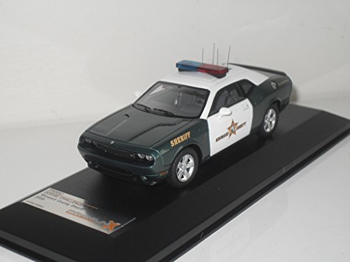 PREMIUMX PR0052 DODGE CHALLENGER R/T BROWARD COUNTY SHERIFF 1:43 DIE CAST MODEL