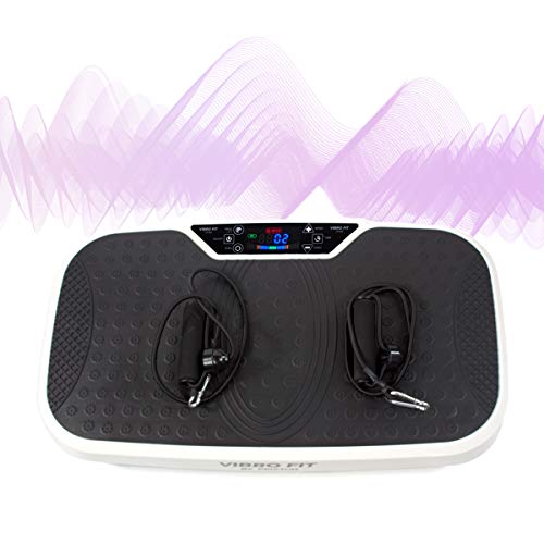 PRIXTON Vibro Fit - Plataforma Vibratoria/Maquina Fitness para Adelgazar, 99 Niveles, Intensidad y Velocidad Ajustable, Sesiones 20 Minutos, Pantalla táctil LCD, Bandas de Resistencia Incluidas PRIXTON Vibro Fit - Plataforma Vibratoria/Maquina Fitness para Adelgazar, 99 Niveles, Intensidad y Velocidad Ajustable, Sesiones 20 Minutos, Pantalla táctil LCD, Bandas de Resistencia Incluidas