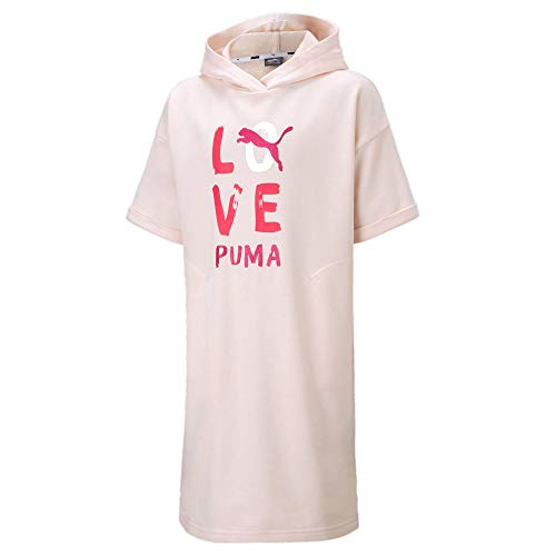 PUMA Alpha Dress G Vestido, Niñas, Rosa, 8