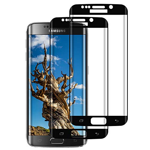 PUUDUU Protector de Pantalla para Samsung Galaxy S7 Edge, Cristal Templado para Samsung Galaxy S7 Edge, Vidrio Templado, 3D Cobertura Completa, Sin Burbujas, Anti-Rasguños - [2 Piezas]