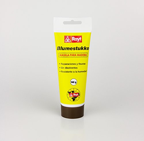 RAYT-BLUMESTUKKO MASTIC-992-95-Masilla en tubo sin disolventes para madera, haya - 140 gr RAYT-BLUMESTUKKO MASTIC-992-95-Masilla en tubo sin disolventes para madera, haya - 140 gr