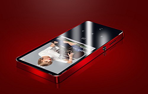 Reproductor MP3 de metal original con pantalla táctil Bluetooth de 8 GB integrado con altavoz fuerte mini reproductor de música con radio FM, grabadora de voz E-book (rojo) Reproductor MP3 de metal original con pantalla táctil Bluetooth de 8 GB integrado con altavoz fuerte mini reproductor de música con radio FM, grabadora de voz E-book (rojo)