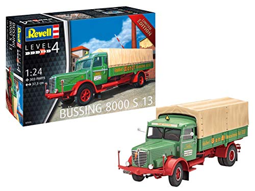 Revell-Büssing 8000 S 13, Escala 1:24 Kit de Modelos de plástico, Multicolor, 1/24 07555 7555